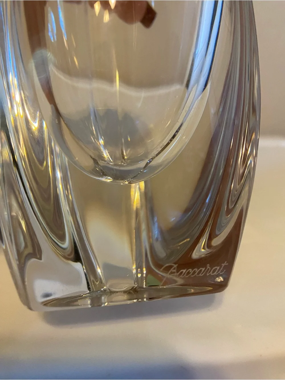 Baccarat Bouton d’Or bud vase